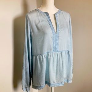LOFT ANN TAYLOR THE SOFTENED SHIRT SIZE M
